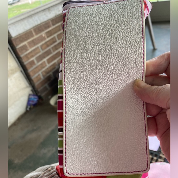 LIZ CLAIBORNE STRIPED TOTE BAG - Picture 14 of 14